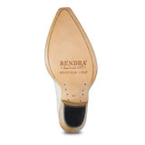 18833 LULA FLOTA OFF WHITE LAVA PONY LAME WHITE C63 - Sendra Boots