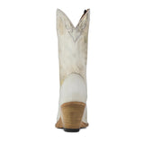 18833 LULA FLOTA OFF WHITE LAVA PONY LAME WHITE C63 - Sendra Boots