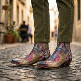 19175P LUCKY PITON A/N FANTASIA 7 ROJO/AZUL BRILLO - Sendra Boots