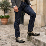 3241P CUERVO FLORA NEGRO PITON FLORA ANTIC NEGRO BRILLO - Sendra Boots