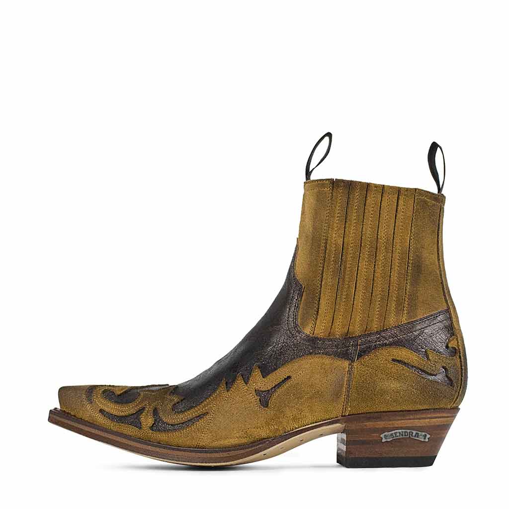 4660 Cuervo Wildleder Kamel-Barbados Quercia – Sendra Boots