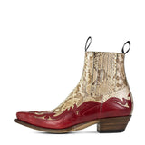 4660P CUERVO PITON BARR. NATURAL CICLON ROJO - Sendra Boots