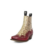 4660P CUERVO PITON BARR. NATURAL CICLON ROJO - Sendra Boots