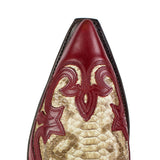 4660P CUERVO PITON BARR. NATURAL CICLON ROJO - Sendra Boots
