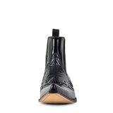 9396P JAVI PITON A/N NEGRO COSTRA BRILLO FLORA NEGRO - Sendra Boots
