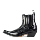 9396P JAVI PITON A/N NEGRO COSTRA BRILLO FLORA NEGRO - Sendra Boots