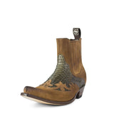 9396P JAVI PITON A/R CURTUS KAKI MATE SERR. VOLEY 158 BIS U/MARRON - Sendra Boots