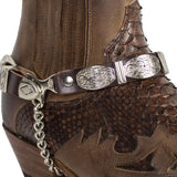 ARNESES CHARRO MARRON NIQUEL NEGRO - Sendra Boots