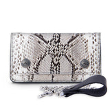 CARTERA PITON NATURAL BLANCO/NEGRO - Sendra Boots