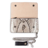 CARTERA PITON NATURAL BLANCO/NEGRO - Sendra Boots