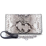 CARTERA PITON NATURAL BLANCO/NEGRO - Sendra Boots