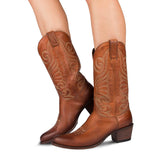 11627 Debora Salvaje Cuoio Poliwax - Sendra Boots