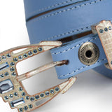 1287 Cinturones Premier Blue Cielo Agua Marina - Sendra Boots