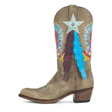 15162 DEBORA-NL FLOTA DARK TAUPE LAVADO FLOTA DARK TAUPE LAVADO - Sendra Boots