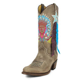 15162 DEBORA-NL FLOTA DARK TAUPE LAVADO FLOTA DARK TAUPE LAVADO - Sendra Boots