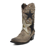 15392 LAVINIA FLOTA TAUPE LAVA FLORA MARFIL - Sendra Boots