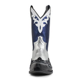15791 CUERVO LAMINADO PLATA PINTO POLVEROSO NIGHT 115 AZUL - Sendra Boots