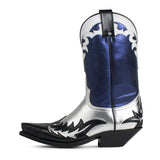 15791 CUERVO LAMINADO PLATA PINTO POLVEROSO NIGHT 115 AZUL - Sendra Boots