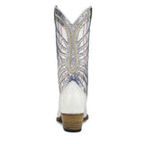 15999 DEBORA-NL COCO IMIT VICTORIA BLANCO/TELA AZUL - Sendra Boots