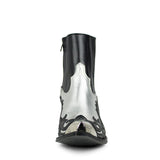 16598 Lula Laminado Plata-Nappa Baly Negro - Sendra Boots