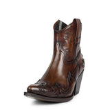 16695 LULA CRUST CABEZA COÑAC MARCOS DIF. MARRON - Sendra Boots