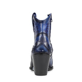 16695 LULA HAND PAINT CRUST BLUE - Sendra Boots