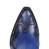 16695 LULA HAND PAINT CRUST BLUE - Sendra Boots