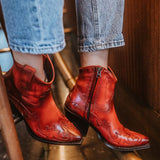 16695 LULA HAND PAINT CRUST FERRARI - Sendra Boots