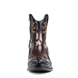 17134 LULA FLORA ROJO DIRTY SALVAJE NEGRO - Sendra Boots