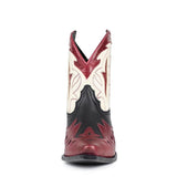 17159 GENE SALVAJE NEGRO RASPADO MARFIL - Sendra Boots