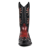17203 CUERVO FLORA ROJO DIRTY SALVAJE NEGRO - Sendra Boots