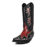 17203 CUERVO FLORA ROJO DIRTY SALVAJE NEGRO - Sendra Boots
