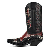 17203 CUERVO FLORA ROJO DIRTY SALVAJE NEGRO - Sendra Boots