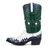 17398 GENE AQUARIOS BLANCO BOX VERDE PINTO - Sendra Boots