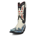 17607P CUERVO SALVAJE AVORIO SALVAJE NEGRO - Sendra Boots