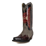 18334 CUERVO NOBUK MOKA HURR.FUCHSIA CEPILLO PLANO - Sendra Boots