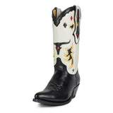 18389 LIA SALVAJE NEGRO SALVAJE AVORIO - Sendra Boots