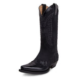 2560 Cuervo Flora Negro-Nobuk Negro - Sendra Boots
