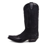 2560 Cuervo Flora Negro-Nobuk Negro - Sendra Boots