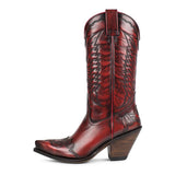 2560 GORCA FLORA ROJO LAVA.OLD FLORA ROJO LAVA.OLD - Sendra Boots