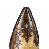 2728 CUERVO BRITNES FLO MARRON LACA CAMEL - Sendra Boots