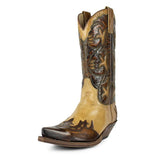 2728 CUERVO BRITNES FLO MARRON LACA CAMEL - Sendra Boots