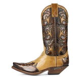 2728 CUERVO BRITNES FLO MARRON LACA CAMEL - Sendra Boots