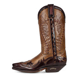 3155 MAXI FLORA FUCHSIA BOX BRASS - Sendra Boots