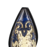 3241P CUERVO PITON BARR.BLANCO/NEGRO DENVER AZUL - Sendra Boots