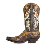 3370 CUERVO BOX BRAS 077 BRITNES FLO MARRON - Sendra Boots