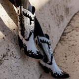 3840 Gorca Laca Negro-Laca Hielo - Sendra Boots