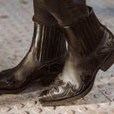 4660 Cuervo Flora Negro-Sprinter Negro - Sendra Boots