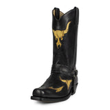 4719 58 SETA PULL OIL NEGRO - Sendra Boots