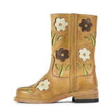 4755N KIDY BOX BRASS 077 BOX BRASS OSCURO - Sendra Boots